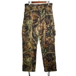 Scent Lok Odor Blocking Hunting Pants M 34x31 Cargo Advantage Timber Camo Mens